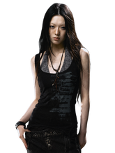 Load image into Gallery viewer, DYSTOPIAN Streetwear | Mottled Contrast Inset Tank Top
