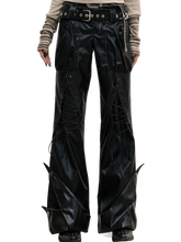 Load image into Gallery viewer, DYSTOPIAN Streetwear | 'Wyvern' Winged Hem Cargo Pants