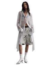 Load image into Gallery viewer, DYSTOPIAN Streetwear | Longline Sheer Button Duster