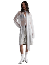 Load image into Gallery viewer, DYSTOPIAN Streetwear | Longline Sheer Button Duster