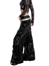 Load image into Gallery viewer, DYSTOPIAN Streetwear | 'Oculus' Grommet Column Wide-Leg Pants