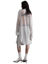 Load image into Gallery viewer, DYSTOPIAN Streetwear | Longline Sheer Button Duster