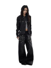Load image into Gallery viewer, Snap Tab Contrast Stitch Utility Jacket product image