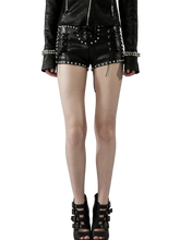 Load image into Gallery viewer, DYSTOPIAN Streetwear | Stud Traced Low Rise Shorts
