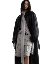 Load image into Gallery viewer, DYSTOPIAN Streetwear | Longline Sheer Button Duster