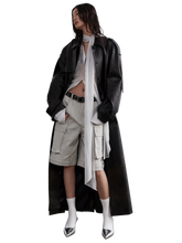 Load image into Gallery viewer, DYSTOPIAN Streetwear | Longline Sheer Button Duster