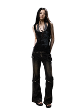 Load image into Gallery viewer, DYSTOPIAN Streetwear | Mottled Contrast Inset Tank Top