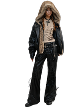 Load image into Gallery viewer, DYSTOPIAN Streetwear | 'Wyvern' Winged Hem Cargo Pants