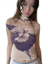 Load image into Gallery viewer, &#39;Faerie&#39; Mesh Off-Shoulder Top with Choker