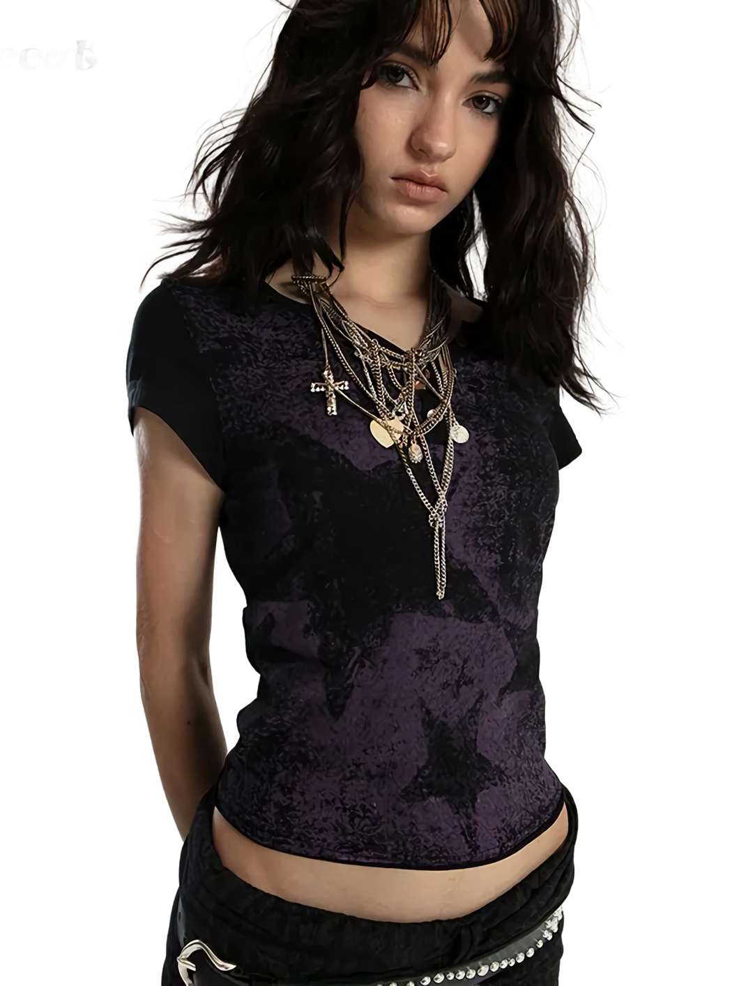 Starlit Nights Crop Tee