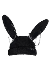 Load image into Gallery viewer, Chained Rabbit Ear Beanie