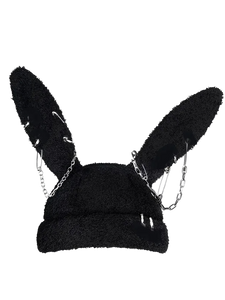 Chained Rabbit Ear Beanie