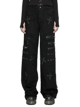 Load image into Gallery viewer, &#39;Mori&#39; Embroidered Tactical Cargo Pants