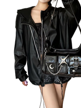 Load image into Gallery viewer, 'Polaris' Vegan Leather Shoulder Bag