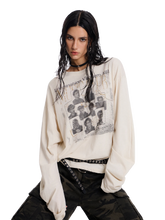 Load image into Gallery viewer, 'Codex' Oversized Long Sleeve Cotton Tee