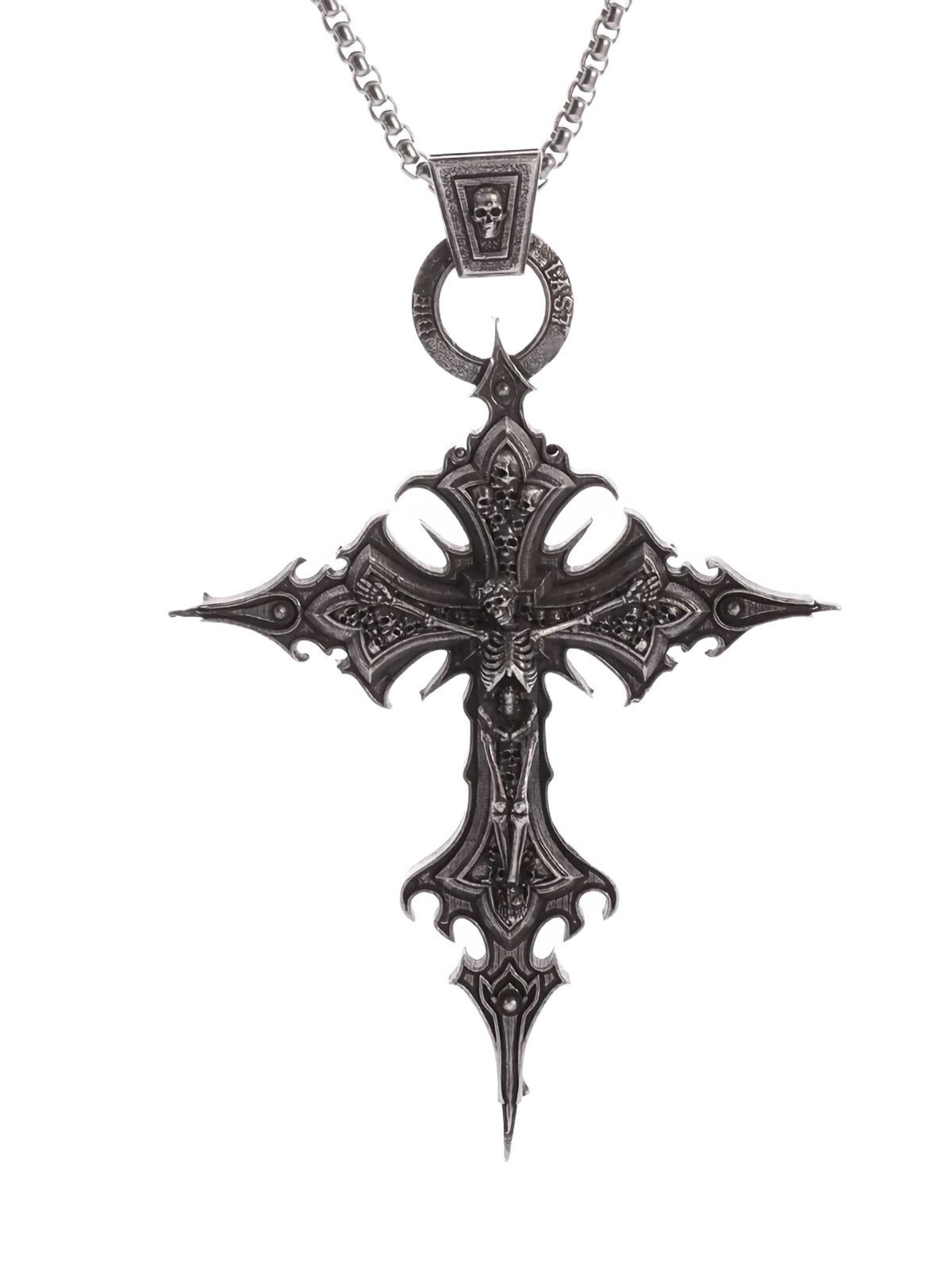 Die Last' Metal Cross Pendant | DYSTOPIɅN ™️ – DYSTOPIɅN ™