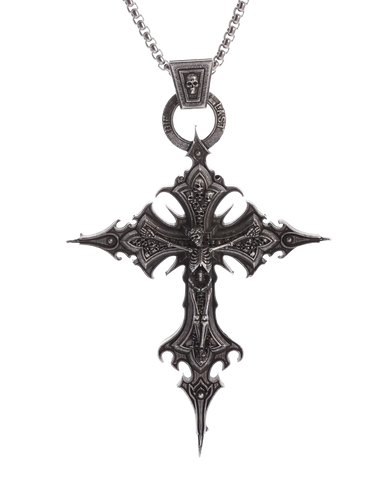 'Die Last' Metal Cross Pendant