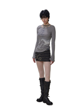 Load image into Gallery viewer, 'Equine' Ribbed Knit Long Sleeve Tee