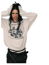 Load image into Gallery viewer, 'Codex' Oversized Long Sleeve Cotton Tee