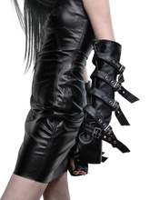 Load image into Gallery viewer, 'Nocturne' Buckle Strap Bracers
