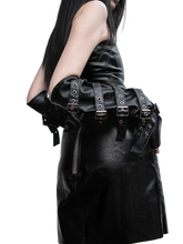 Load image into Gallery viewer, 'Nocturne' Buckle Strap Bracers