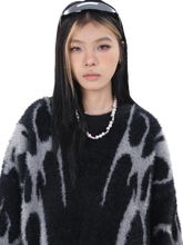 Load image into Gallery viewer, Chrome-Kin Oversized Knit Sweater