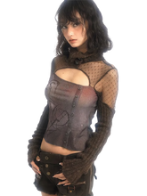Load image into Gallery viewer, &#39;League&#39; Knit Patchwork Long Sleeve Top