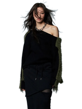 Load image into Gallery viewer, &#39;Moss&#39; Off-Shoulder Pullover Knit Sweater