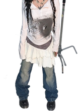 Load image into Gallery viewer, Patchwork Lace Skirt
