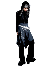 Load image into Gallery viewer, &#39;Manuscript&#39; Graffiti Print Wrap Skirt