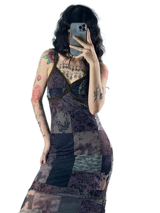 Patchwork Camisole Sun Dress