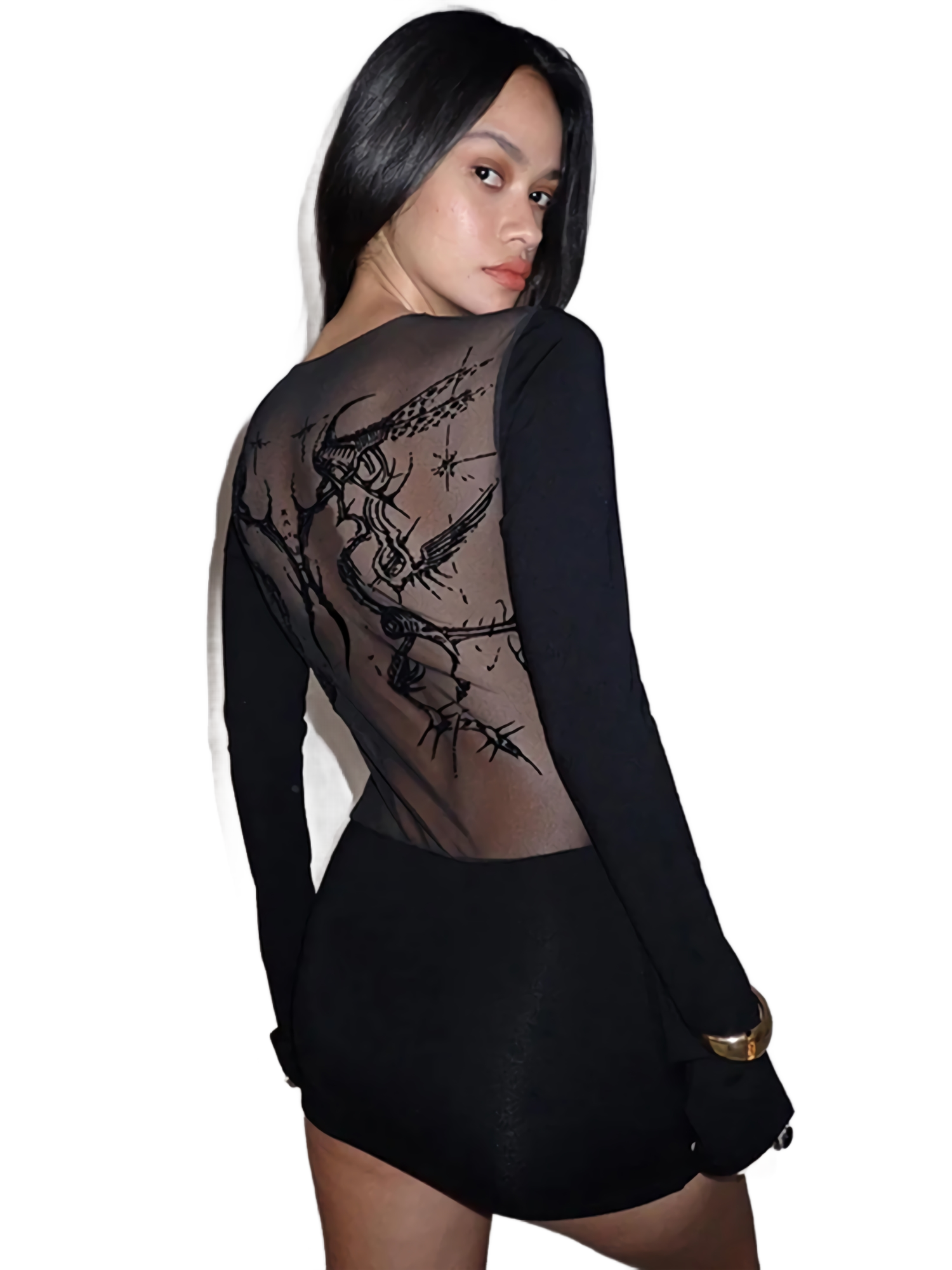 'Dark Arts' Mesh Panel Top