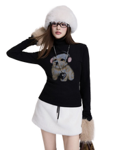 Load image into Gallery viewer, Bear Hug Knit Sweater