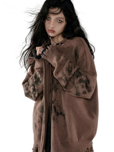 Load image into Gallery viewer, &#39;Noctis&#39; Ink-Wash Knit Cardigan