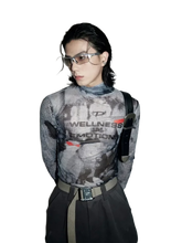 Load image into Gallery viewer, 'Emotion' Slim Fit Mesh Long Sleeve Tee