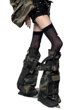 Load image into Gallery viewer, Camouflage Cargo Leg Warmers