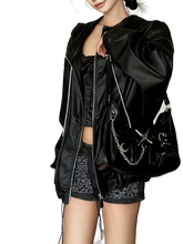 Load image into Gallery viewer, 'Polaris' Vegan Leather Shoulder Bag