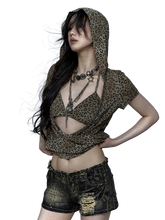 Load image into Gallery viewer, &#39;Ambush&#39; Cut-Out Hooded Top