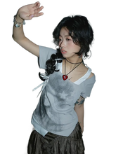 Load image into Gallery viewer, &#39;Illusion&#39; Two Piece Cotton T-Shirt
