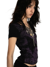 Load image into Gallery viewer, Starlit Nights Crop Tee