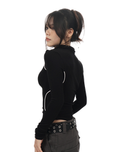 Load image into Gallery viewer, 'Odyssey' Quarter-Zip Thermal Knit Sweater