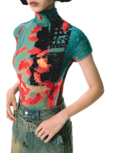 Load image into Gallery viewer, Pixel Koi Textured-Stretch Short Sleeve Tee