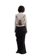 Load image into Gallery viewer, Renaissance Print Mesh Long Sleeve Tee