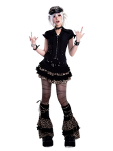 Load image into Gallery viewer, Ruffled Leopard Print Leg Warmers