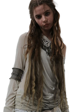 Load image into Gallery viewer, 'Glimmer' Rhinestone Studded Ruched Long Sleeve Top