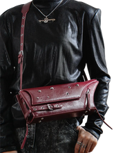 Load image into Gallery viewer, 'Aero' Faux Leather Studded Sling Bag