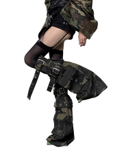 Load image into Gallery viewer, Camouflage Cargo Leg Warmers
