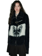 Load image into Gallery viewer, &#39;Psykhe&#39; Knit Cardigan with Buckle Strap