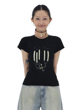 Load image into Gallery viewer, &#39;Candelabra&#39; Graphic Print Tee