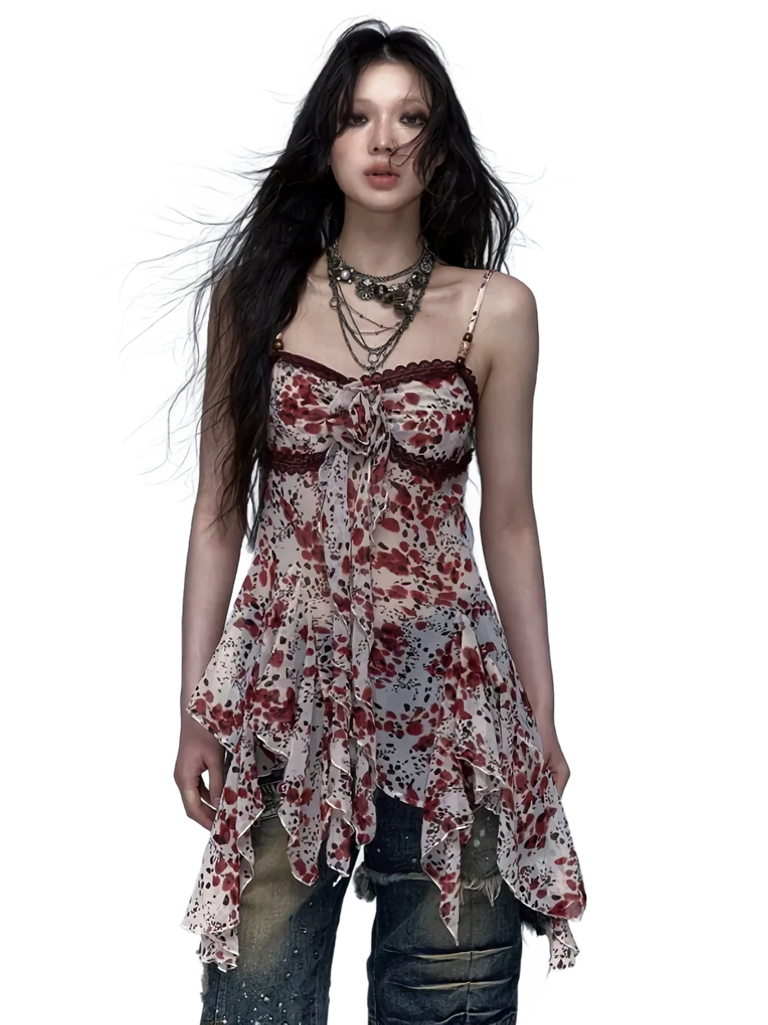 Flowing camisole dress sale